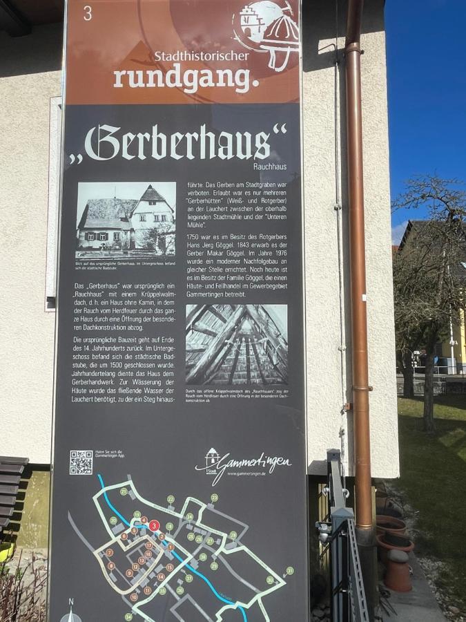 Ferienwohnung Im Gerberhaus Gammertingen Buitenkant foto